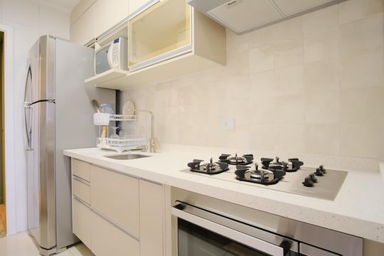 Cozinha de apartamento para alugar com 3 quartos, 75m² em Chácara Santo Antônio (zona Leste), São Paulo