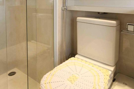 Banheiro de apartamento à venda com 2 quartos, 35m² em Vila Graciosa, São Paulo
