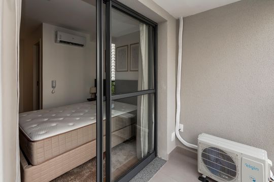 Varanda de apartamento para alugar com 1 quarto, 22m² em Cidade Monções, São Paulo