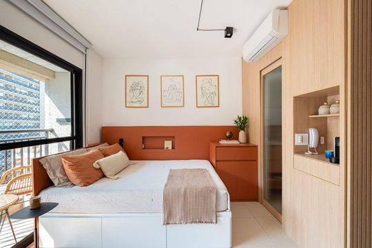 Apartamento para alugar com 1 quarto, 25m² em Bela Vista, São Paulo