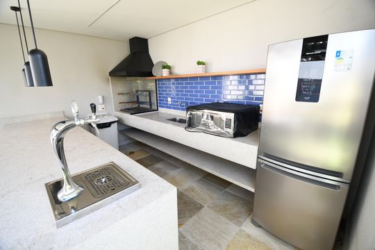 Área comum - Churrasqueira de apartamento à venda com 2 quartos, 105m² em Jardim Planalto, Campinas