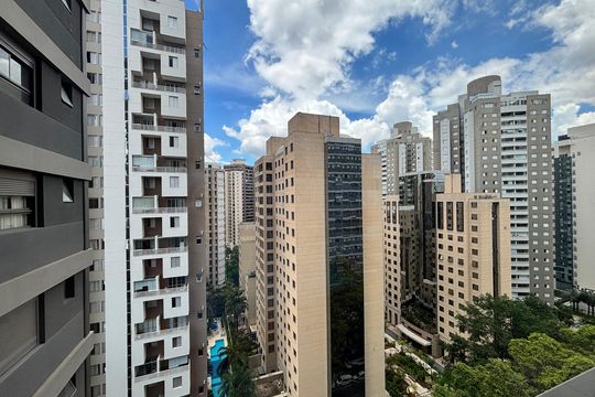 Vista de kitnet/studio para alugar com 1 quarto, 26m² em Moema, São Paulo