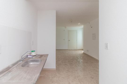 Cozinha de apartamento para alugar com 2 quartos, 49m² em Vila Nova, Porto Alegre