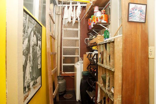 Área de Serviço de kitnet/studio para alugar com 1 quarto, 65m² em Bom Fim, Porto Alegre