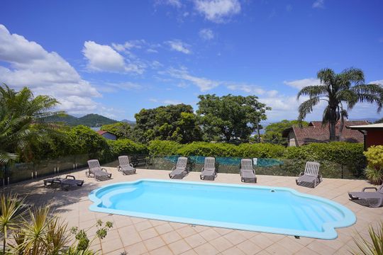 Área comum - Piscina de apartamento para alugar com 1 quarto, 30m² em Santo Antonio de Lisboa, Florianópolis