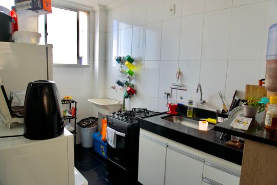 Cozinha de apartamento à venda com 3 quartos, 120m² em Padre Eustáquio, Belo Horizonte