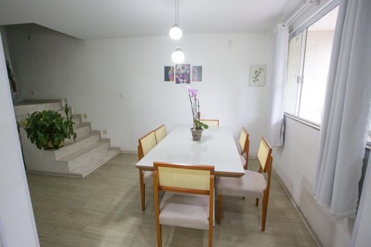 Sala de Jantar de casa à venda com 3 quartos, 200m² em Taquara, Rio de Janeiro