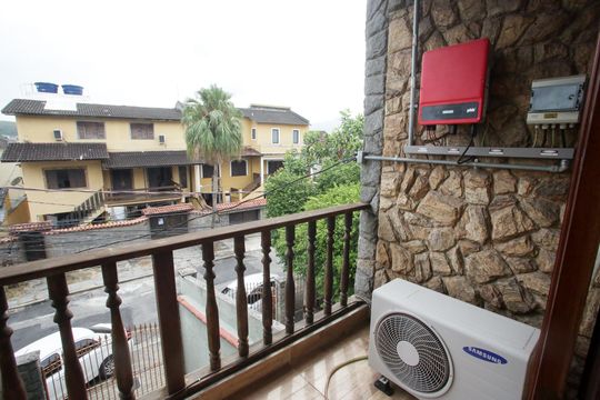 Varanda do Quarto Suíte 2 de casa à venda com 6 quartos, 440m² em Taquara, Rio de Janeiro