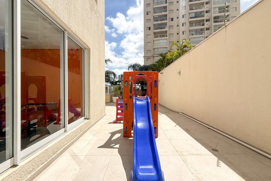 Área comum - Playground de apartamento para alugar com 3 quartos, 98m² em Vila Brasilio Machado, São Paulo