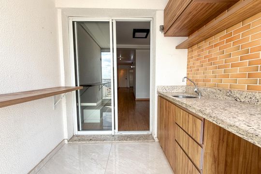Varanda de apartamento para alugar com 3 quartos, 98m² em Vila Brasilio Machado, São Paulo