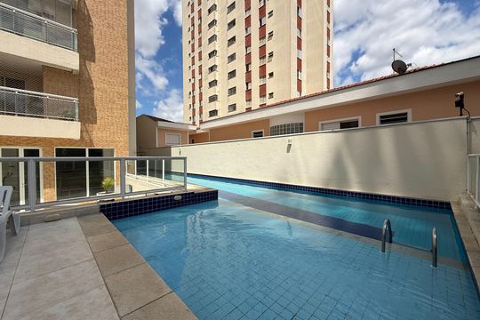 Área comum - Piscina de apartamento para alugar com 3 quartos, 98m² em Vila Brasilio Machado, São Paulo