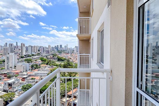 Varanda de apartamento à venda com 1 quarto, 29m² em Guaiauna, São Paulo