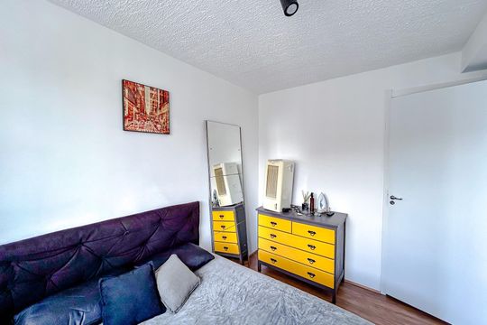 Quarto de apartamento à venda com 1 quarto, 29m² em Guaiauna, São Paulo