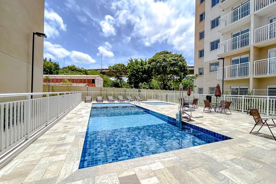 Área comum - Piscina de apartamento à venda com 1 quarto, 29m² em Guaiauna, São Paulo