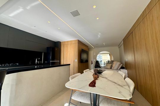 sala de apartamento para alugar com 3 quartos, 87m² em Vila da Serra, Nova Lima