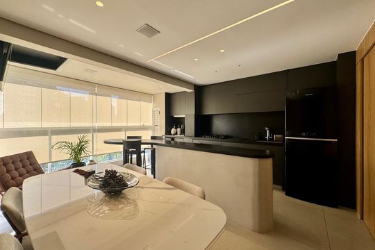 varanda de apartamento para alugar com 3 quartos, 87m² em Vila da Serra, Nova Lima