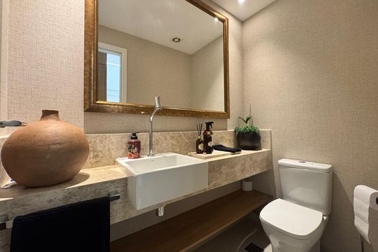 lavabo de apartamento para alugar com 3 quartos, 87m² em Vila da Serra, Nova Lima