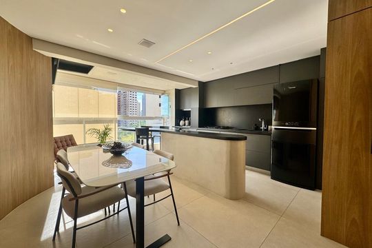 varanda de apartamento para alugar com 3 quartos, 87m² em Vila da Serra, Nova Lima