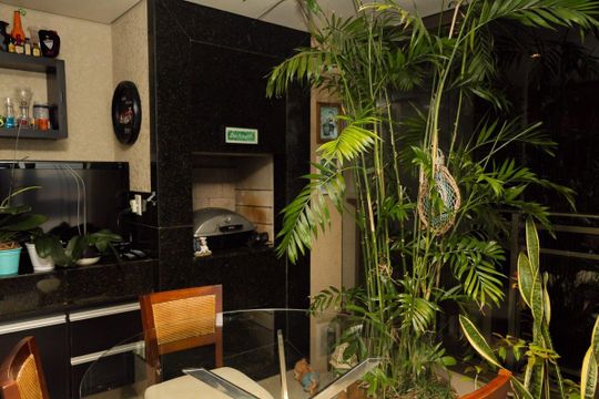 Varanda de apartamento à venda com 4 quartos, 220m² em Vila da Serra, Nova Lima