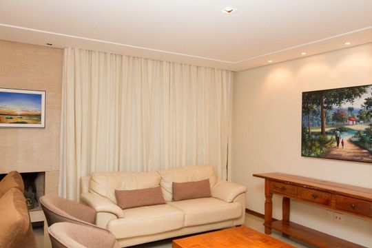 Sala de apartamento à venda com 4 quartos, 220m² em Vila da Serra, Nova Lima