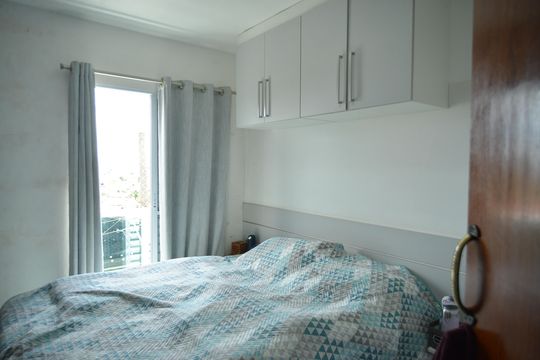 Quarto 2 de apartamento à venda com 2 quartos, 84m² em Vila Curuçá, Santo André
