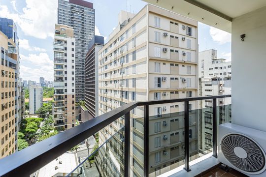 Varanda de apartamento à venda com 2 quartos, 71m² em Itaim Bibi, São Paulo