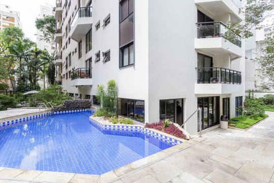 Área comum - Piscina de apartamento à venda com 2 quartos, 71m² em Itaim Bibi, São Paulo