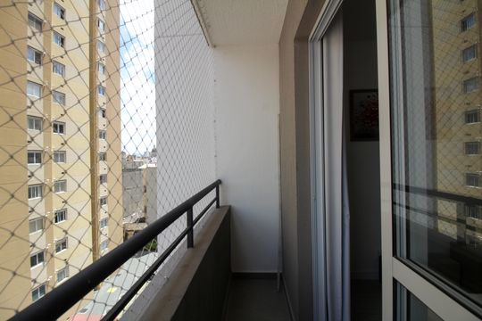 Varanda de kitnet/studio à venda com 1 quarto, 27m² em Brás, São Paulo