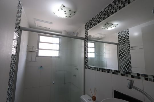 Banheiro de apartamento à venda com 2 quartos, 46m² em Jardim Angela (zona Leste), São Paulo