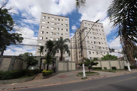 Fachada do condomínio de apartamento à venda com 2 quartos, 46m² em Jardim Angela (zona Leste), São Paulo