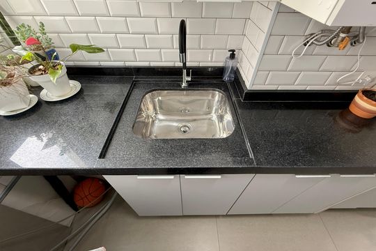 Área de Serviço de apartamento para alugar com 2 quartos, 84m² em Santo Amaro, São Paulo