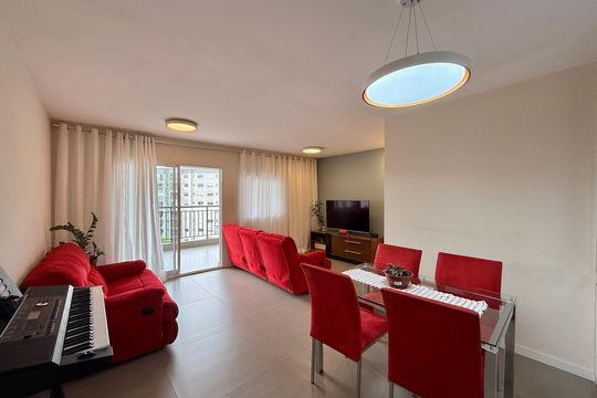 Sala  de apartamento para alugar com 2 quartos, 84m² em Santo Amaro, São Paulo