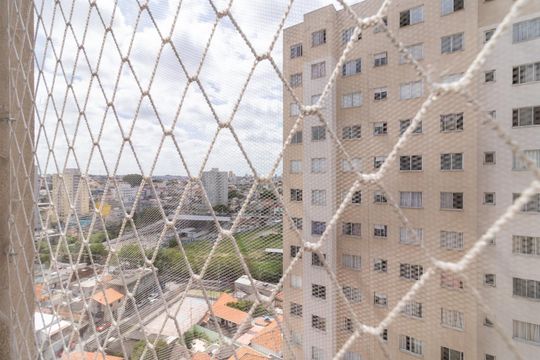 Vista da Sala de apartamento à venda com 1 quarto, 28m² em Vila Penteado, São Paulo