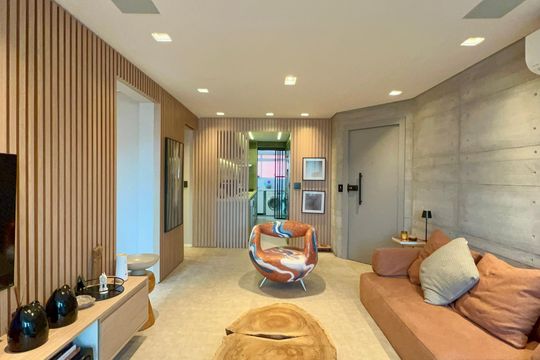 Sala de apartamento à venda com 2 quartos, 104m² em Sumarezinho, São Paulo