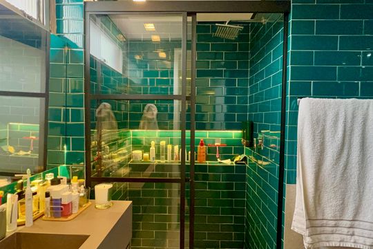 Banheiro da Suíte de apartamento à venda com 2 quartos, 104m² em Sumarezinho, São Paulo