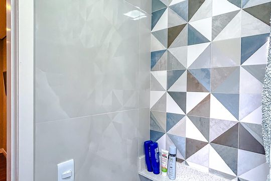 Banheiro da Suíte de casa de condomínio à venda com 3 quartos, 68m² em Penha de França, São Paulo