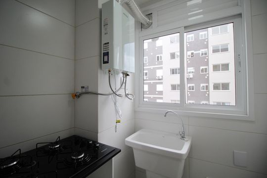 Área de Serviço de apartamento à venda com 2 quartos, 60m² em Jardim Sabará, Porto Alegre