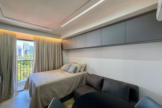 Studio de kitnet/studio para alugar com 0 quarto, 24m² em Vila Cordeiro, São Paulo