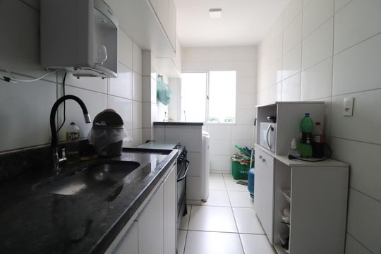 Cozinha de apartamento para alugar com 3 quartos, 123m² em Alto Umuarama, Uberlândia