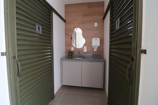 Área comum - Salão de festas de apartamento para alugar com 3 quartos, 123m² em Alto Umuarama, Uberlândia