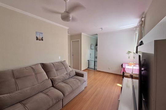 Sala de apartamento à venda com 2 quartos, 44m² em Vargem Grande, Rio de Janeiro