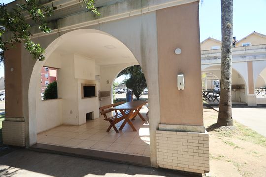 Área comum - Churrasqueira de apartamento à venda com 2 quartos, 55m² em Mato Grande, Canoas