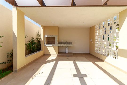 Área comum - Churrasqueira de kitnet/studio para alugar com 1 quarto, 37m² em Vila das Belezas, São Paulo