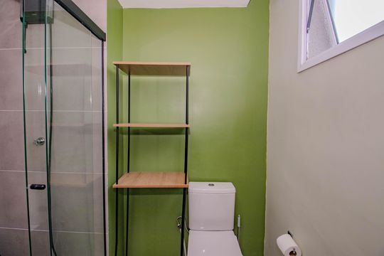 Banheiro Social de apartamento à venda com 1 quarto, 50m² em Sarandi, Porto Alegre