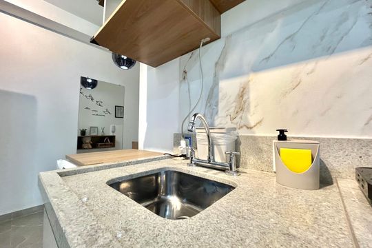 Cozinha de kitnet/studio para alugar com 1 quarto, 29m² em Vila Santa Catarina, São Paulo