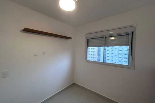 Quarto de apartamento à venda com 1 quarto, 27m² em Campo Belo, São Paulo