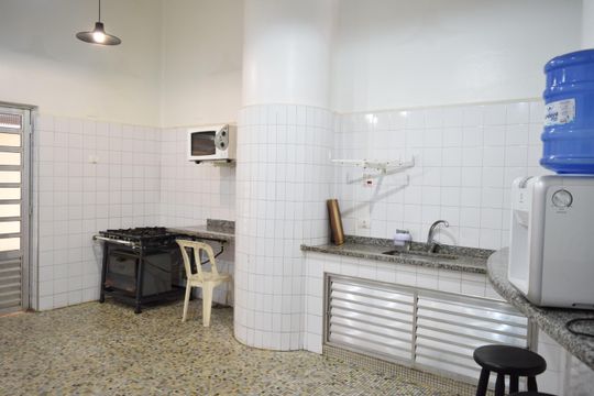 Salão de Festas - cozinha de apartamento à venda com 3 quartos, 233m² em Bela Vista, São Paulo