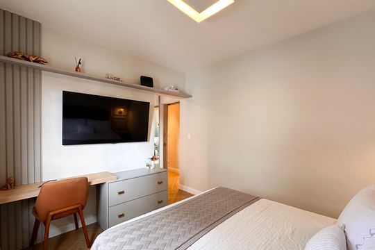 Quarto 2 de apartamento à venda com 2 quartos, 64m² em Bairro dos Casa, São Bernardo do Campo