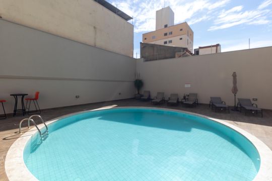 Área comum - Piscina de apartamento à venda com 2 quartos, 75m² em Vila Rossi Borghi E Siqueira, Campinas