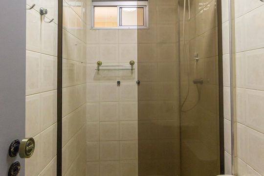 Banheiro Social de apartamento à venda com 3 quartos, 72m² em Vila Nova Manchester, São Paulo